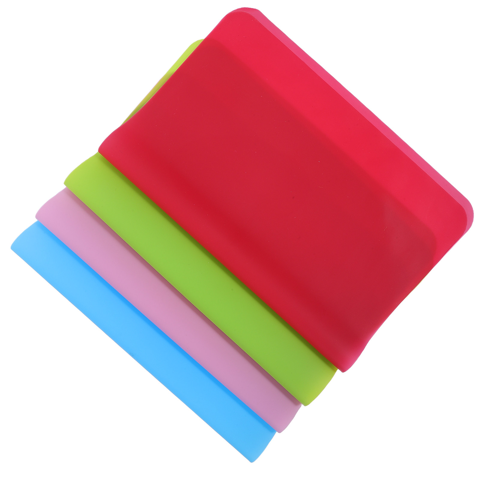 Kitchen Roller Baking - 4個入り パイ生地用ローラー、ベーキングピン、キッチンローラー、ピザ用、ハロウィン、クリスマス、新年用、シリコン製、滑り止め加工