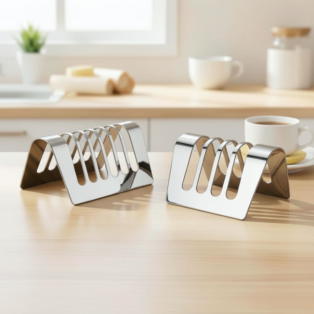 耐久性に優れたステンレス製パンスタンド。トーストを挟んで冷や - Kitchen Baking Rack のレビューと価格