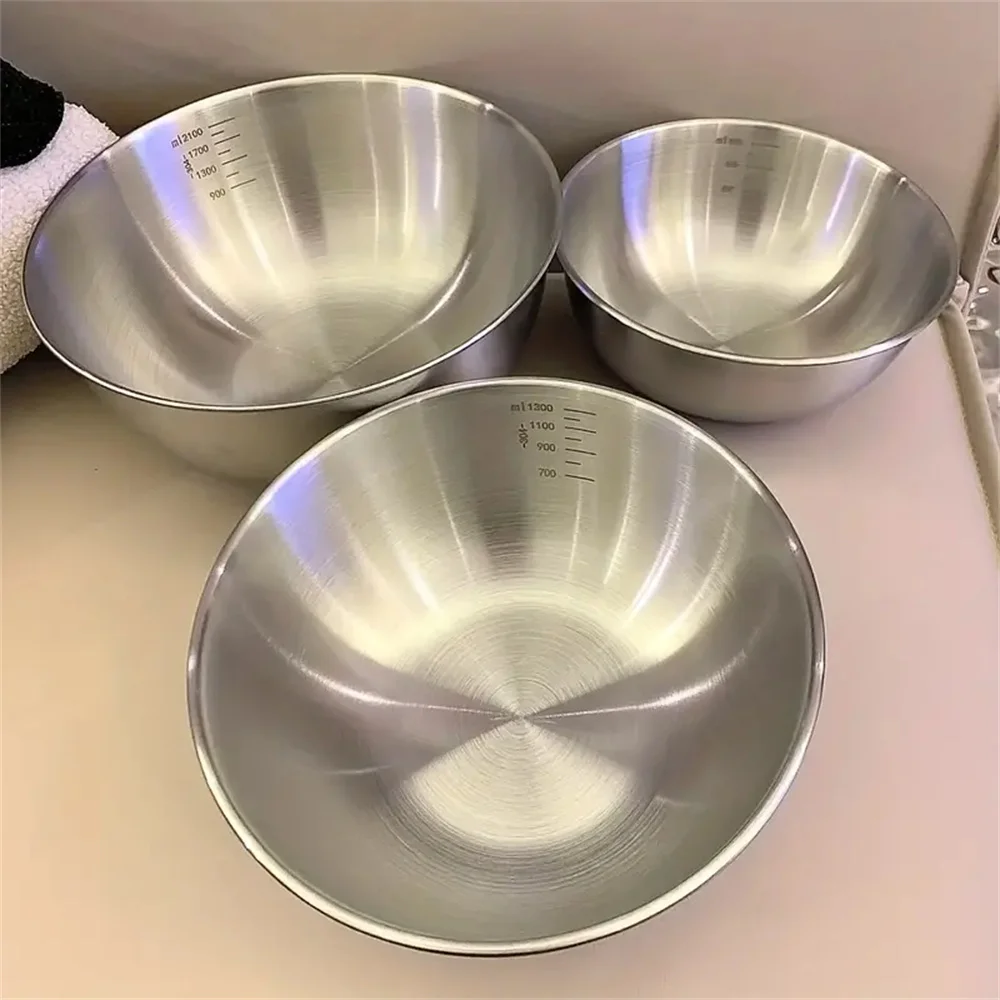 2026年製、ステンレス製ミキシングボウルセット。目盛り付き - Baking Kitchen Set のレビューと価格