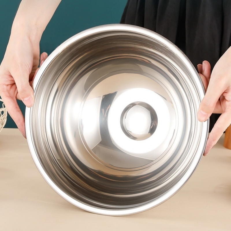 5個セット ステンレス製ミキシングボウル 蓋付き - 防錆、 - Baking Kitchen Set のレビューと価格