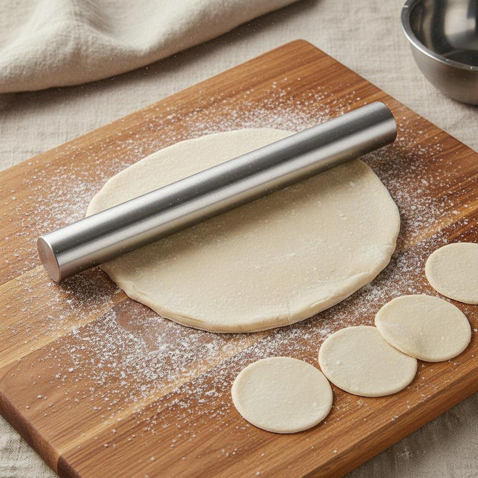 生地用ベーキングローラー、ステンレス製、中空構造、焦げ付き防 - Kitchen Roller Baking のレビューと価格